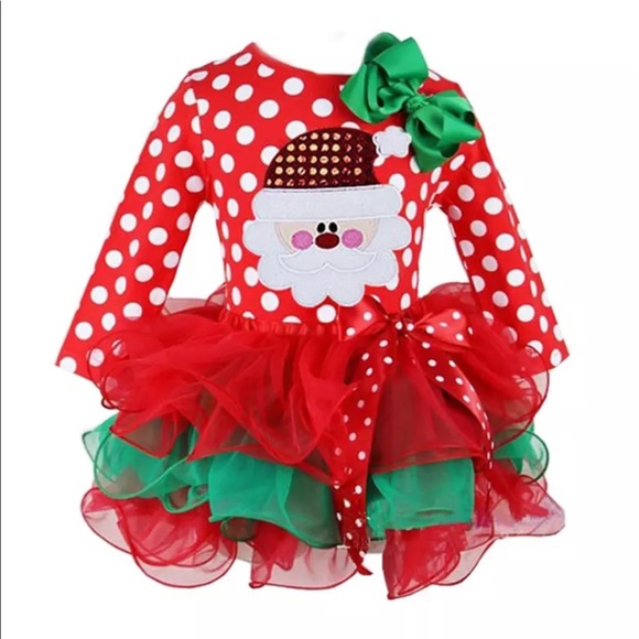 NEW ♡ Adorable Christmas Kids Dress - Picture 3 of 8